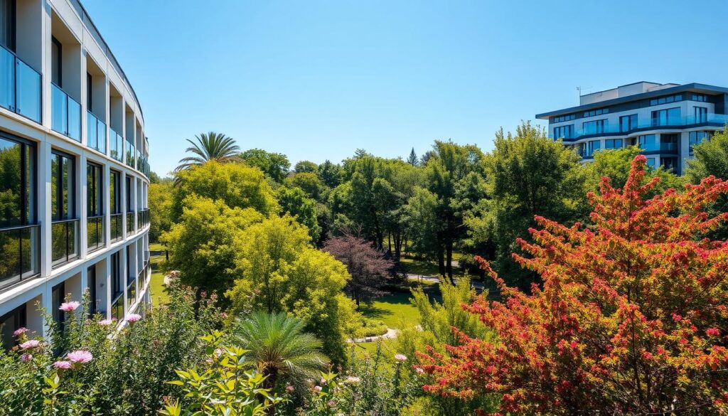 mieszkania z widokiem na park